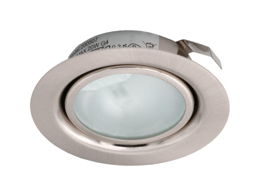 Leyton Lighting LMLVSS01 12v 20w Halogen Recessed Downlight Stainless Steel Warm White (Driver Required)